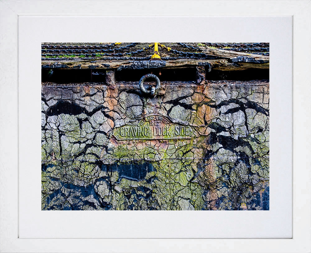 The Graving Dock White Frame