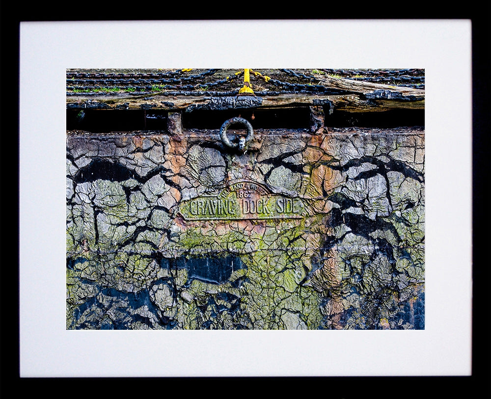 The Graving Dock Black Frame