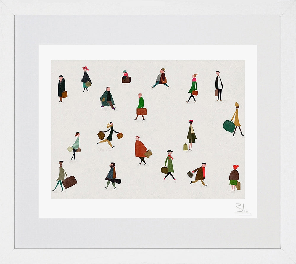 The Station White Frame