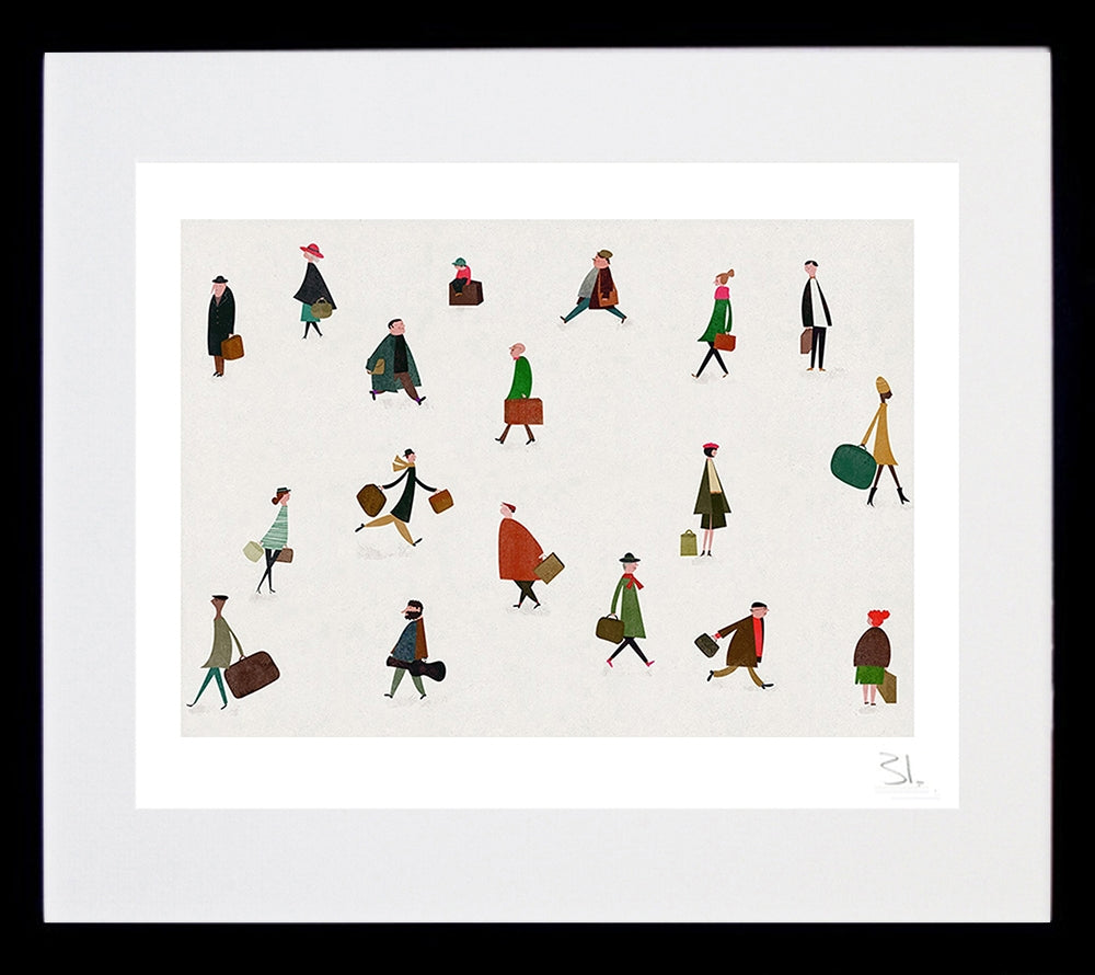 The Station Black Frame