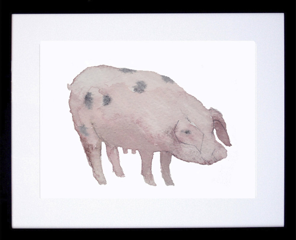 Animals Pig - This Little Piggy Frame Black