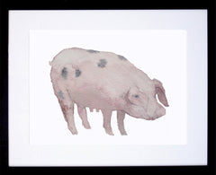 Animals Pig - This Little Piggy Frame Black