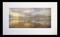 Co Derry - Those Were The Days Portstewart Strand-71 x 45-Flat Black Frame