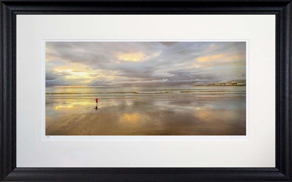Co Derry - Those Were The Days Portstewart Strand Frame Black Moulded 71X45