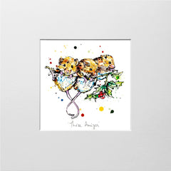 Print Open Edition Animals- Three Amigos-12 x 12-Unframed