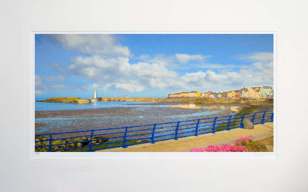 Co Down - Tides Out Donaghadee Unframed 71x45