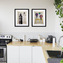 Print - Hot Air Balloons Over Harland And Wolff