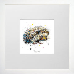 Print Open Edition Animals - Tiny Steps-12 x 12-Small Flat White Frame