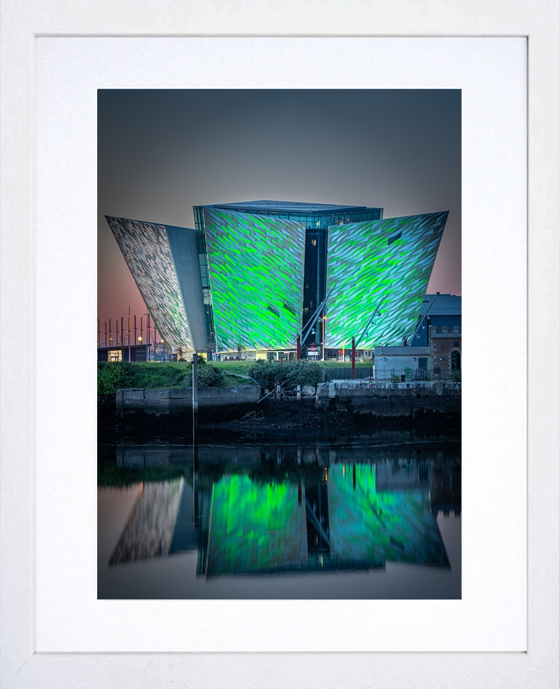 Belfast - Titanic Building Two White Box Frame
