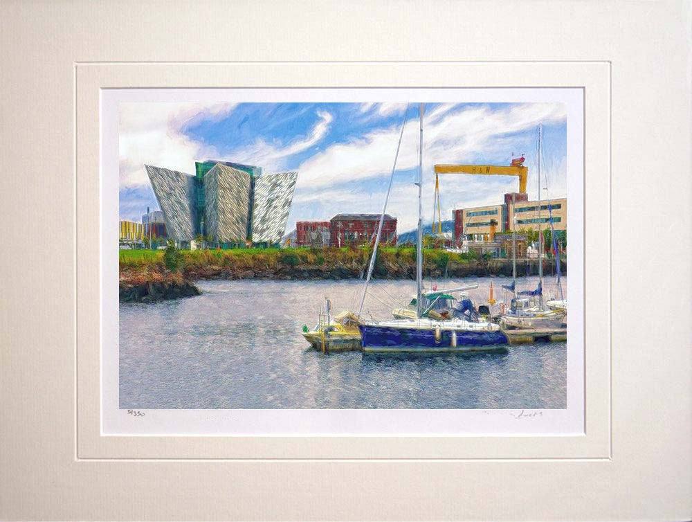 Belfast - The Titantic Quarter Unframed 40X30