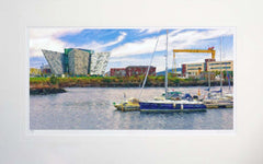 Belfast - The Titantic Quarter Unframed 71x45