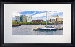 Belfast - The Titantic Quarter Frame Black Moulded 71X45