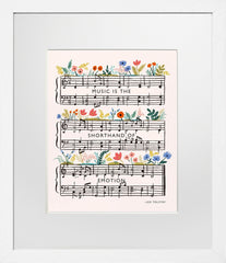 Tolstoy Quote White Frame