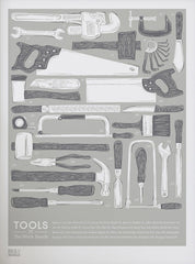 Nature - Tools on the Work Bench in Putty Unframed