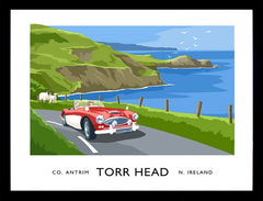 Co Antrim - Torr Head Frame Black 40x30 No Mount