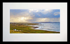 Co Donegal - Towards Gola From Brinlack - Flat Black Frame