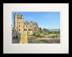 Belfast - Towards The Lough, Belfast Castle 60X47.5 Flat Black Frame