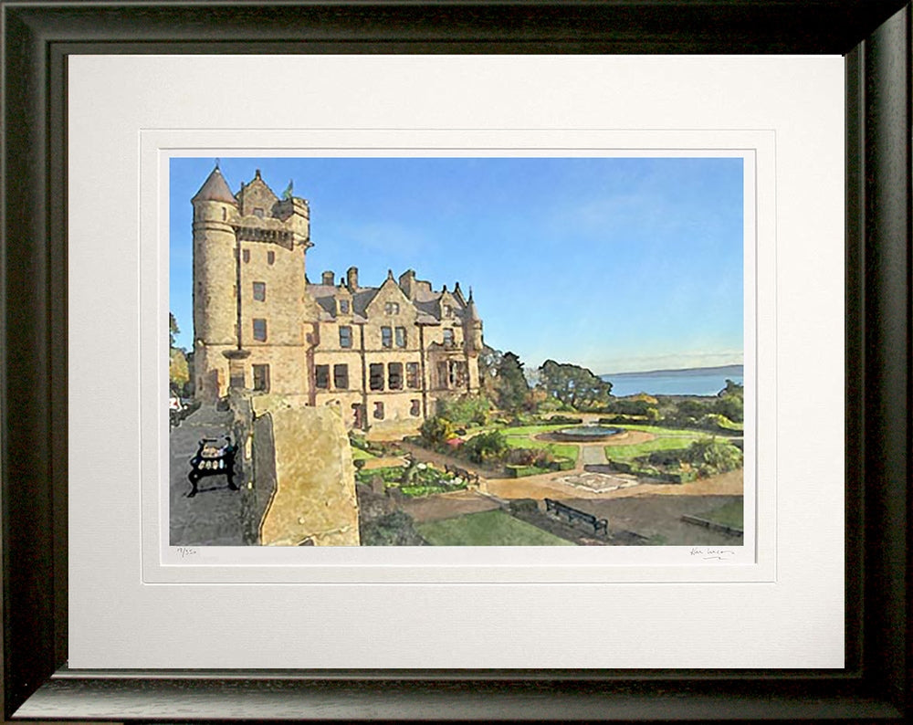 Belfast - Towards The Lough Belfast Castle Frame Black Moulded 60x47.5