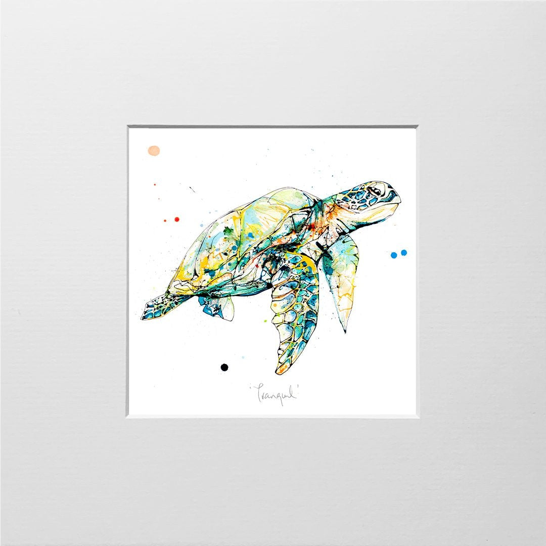 Print Open Edition Animals - Tranquil-12 x 12-Unframed