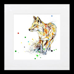 Print Ltd Edition Animals - Treasure Hunt Black Wide Box Frame