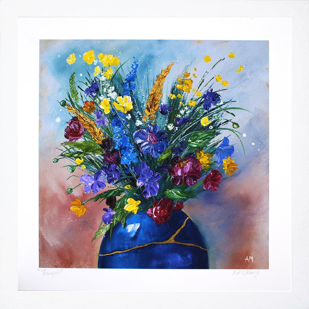 Print - Triumph - White Box Frame (No Mount)