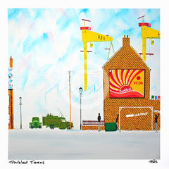 Print - Troubled Teens-40 x 40-Unframed