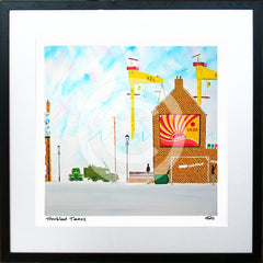 Print - Troubled Teens-40 x 40-Framed