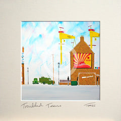 Print - Troubled Teens-15 x 15-Unframed