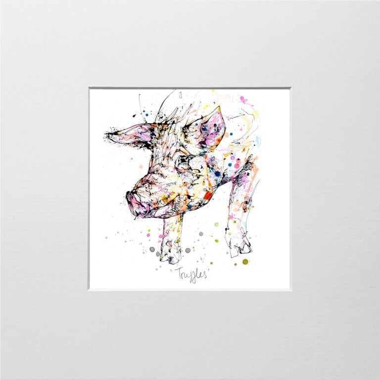 Print Open Edition Animals - Truffles-12 x 12-Unframed