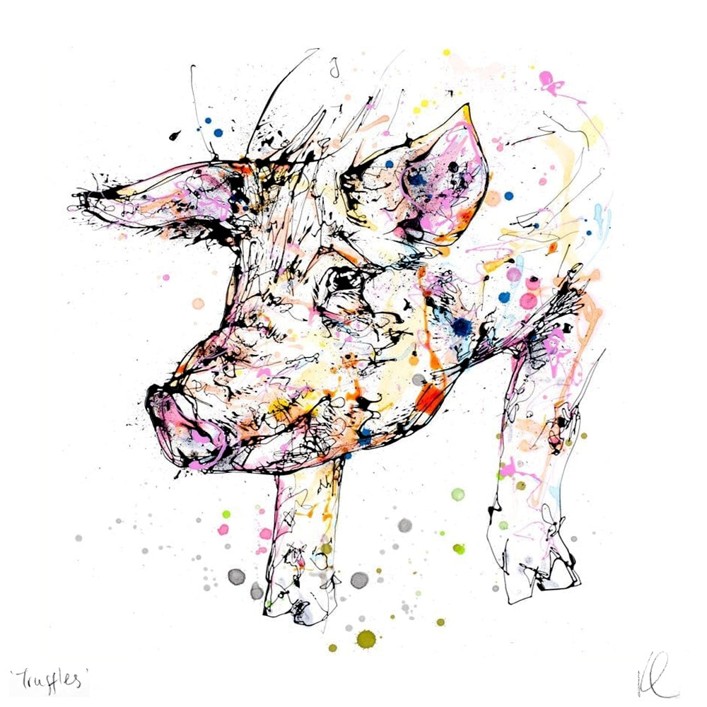 Print Open Edition Animals - Truffles-30 x 30-Unframed