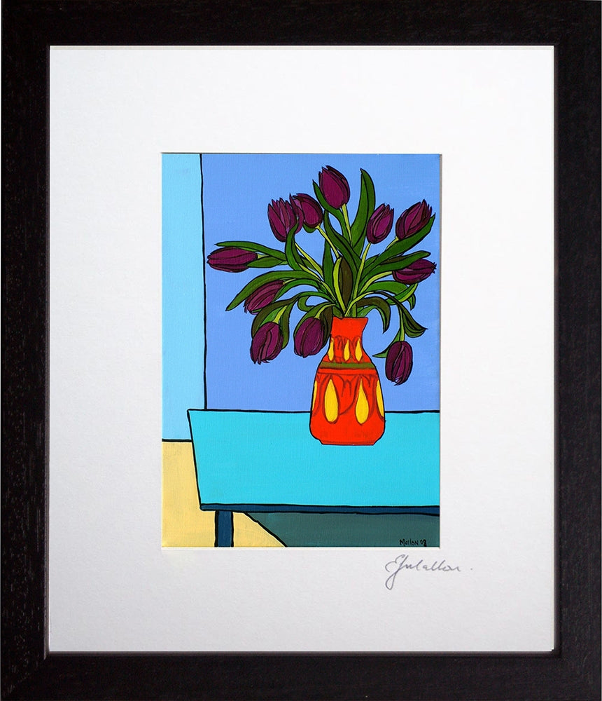 Tulips And Poole Black Frame