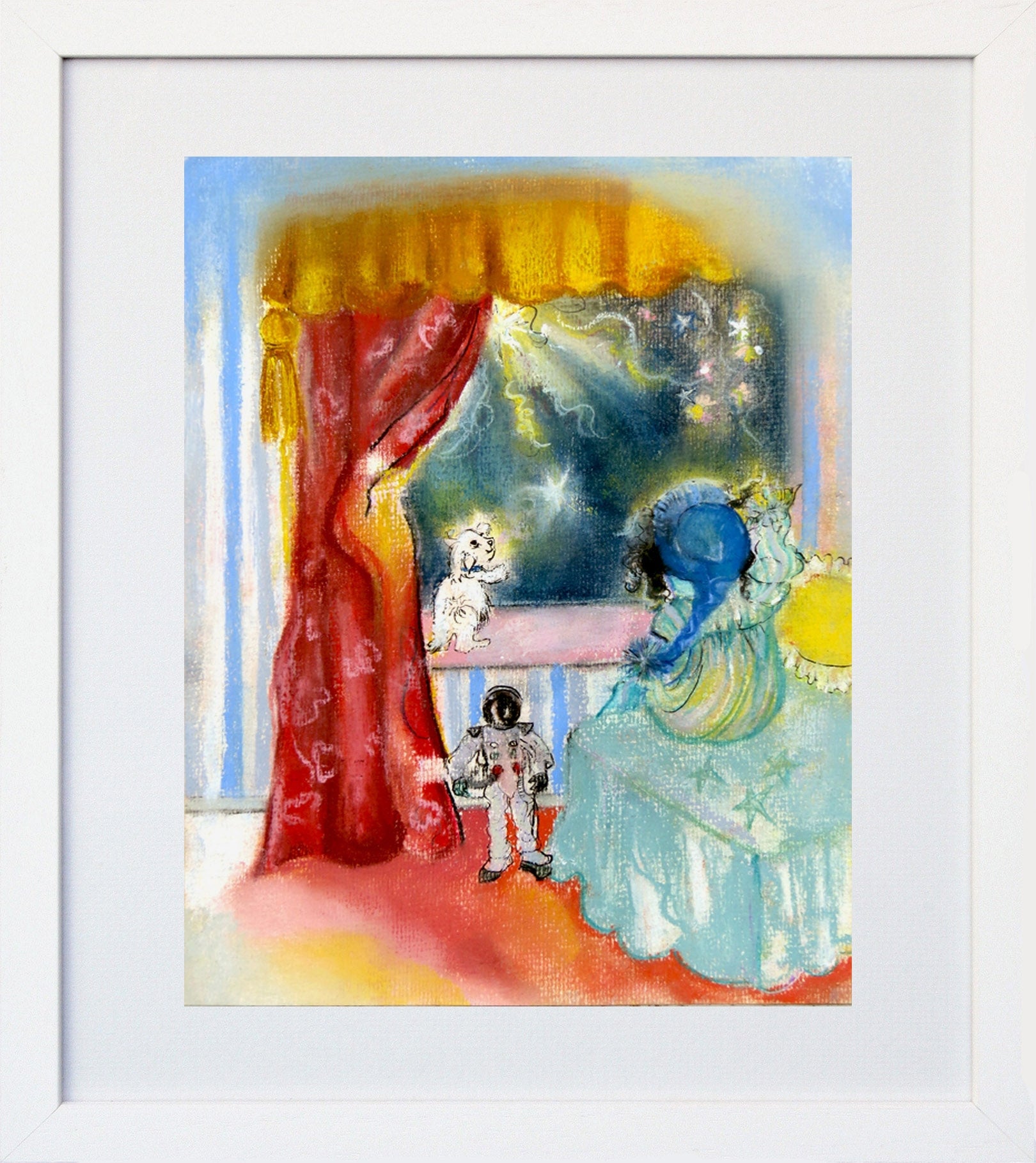 Twinkle Twinkle Little Star White Frame