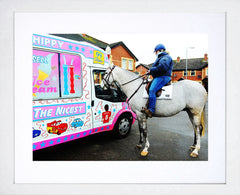 Two 99's Please! White Frame