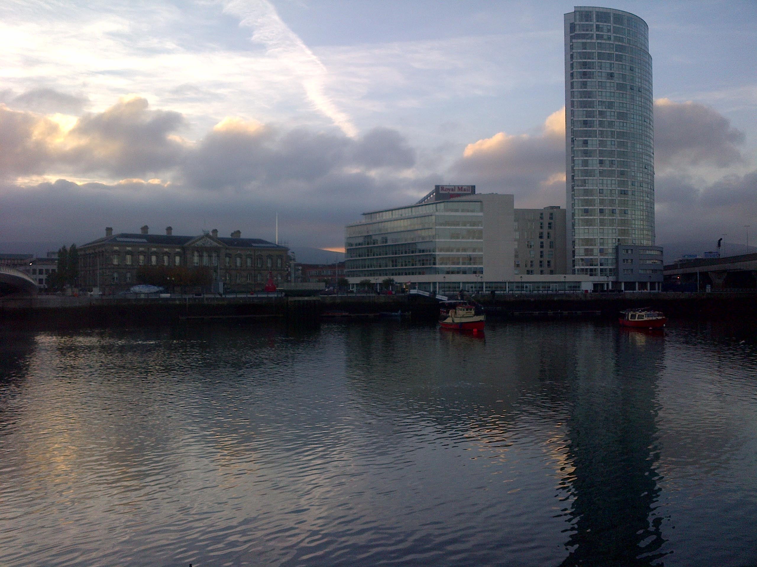 Two Little Red Boats (III) Unframed
