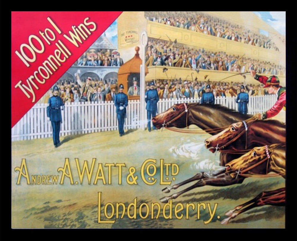 Tyrconnell Old Irish Whisky Derry Framed