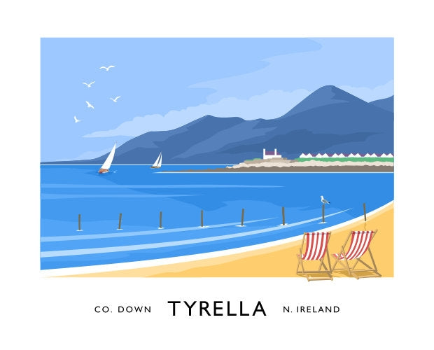 Co Down - Tyrella Unframed 70x50