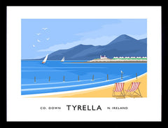 Co Down - Tyrella Frame Black 70x50
