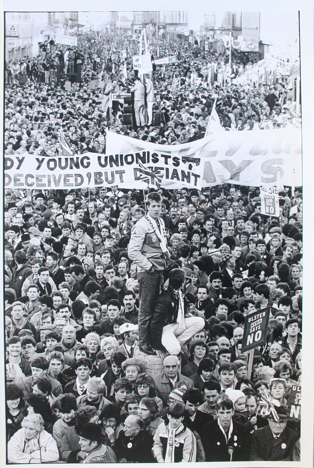 Analogue Print - Ulster Says No Rally 2