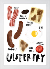 Ulster Fry Flat White Frame