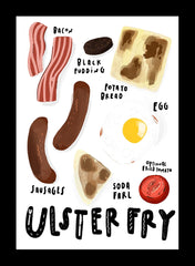 Ulster Fry Flat Black Frame