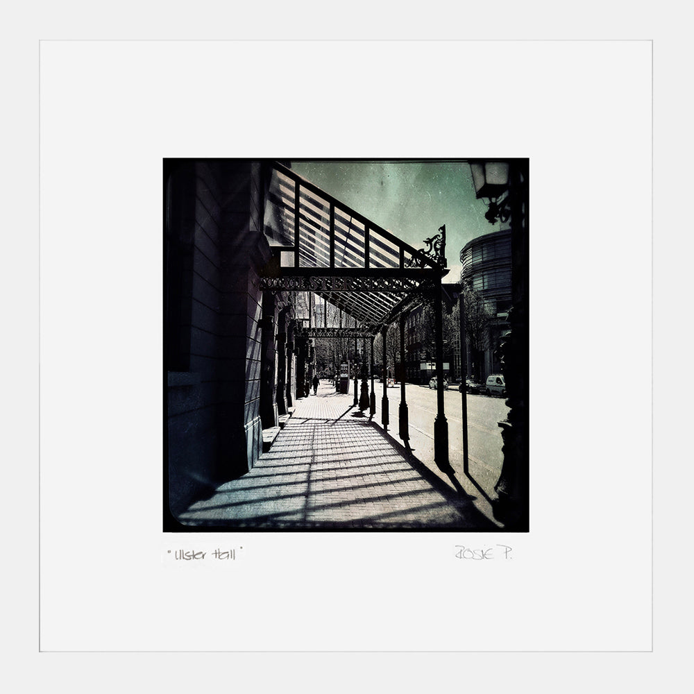 Belfast - Ulster Hall-Available In One Size Only-White Box Frame (No Mount)