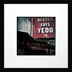 Belfast - Ulster Says... Black Frame (No Mount)