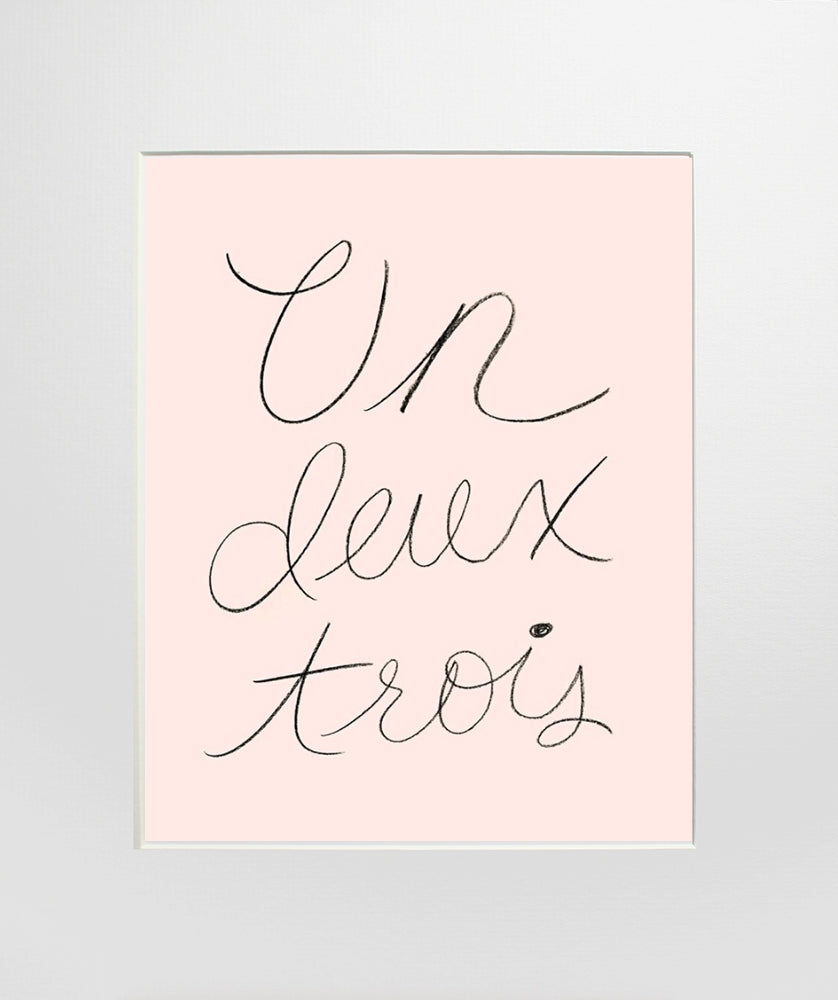 Un Deux Trois Unframed