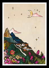 Under Another Sky-33 x 55.5-Black Box Frame (No Mount)