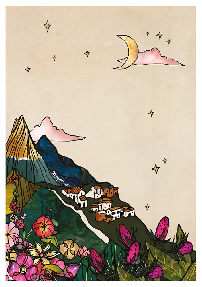 Under Another Sky-33 x 55.5-Unframed