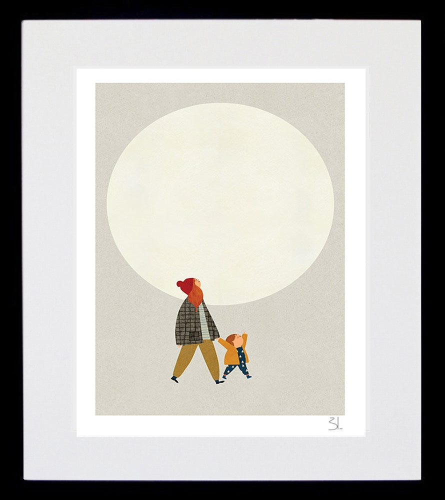 Under The Moon Black Frame