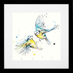 Print Open Edition Animals - United-30 x 30-Black Box Frame (With Mount)