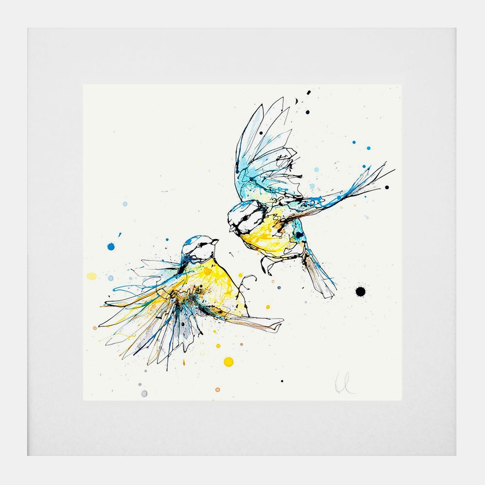 Print Open Edition Animals - United-30 x 30-White Box Frame (With Mount)