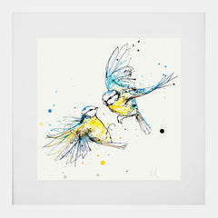 Print Open Edition Animals - United-30 x 30-White Box Frame (With Mount)