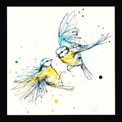 Print Open Edition Animals - United-30 x 30-Black Box Frame (No Mount)